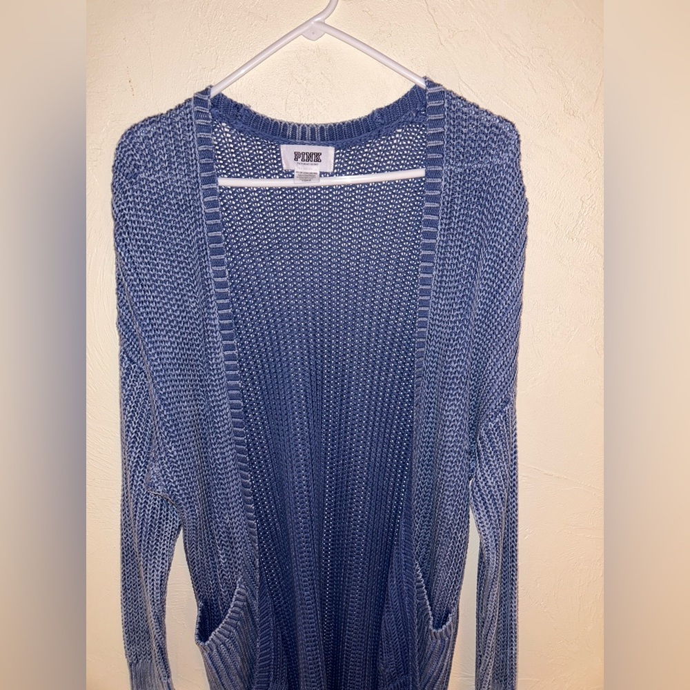 PINK Victoria’s Secret | Blue oversized cardigan